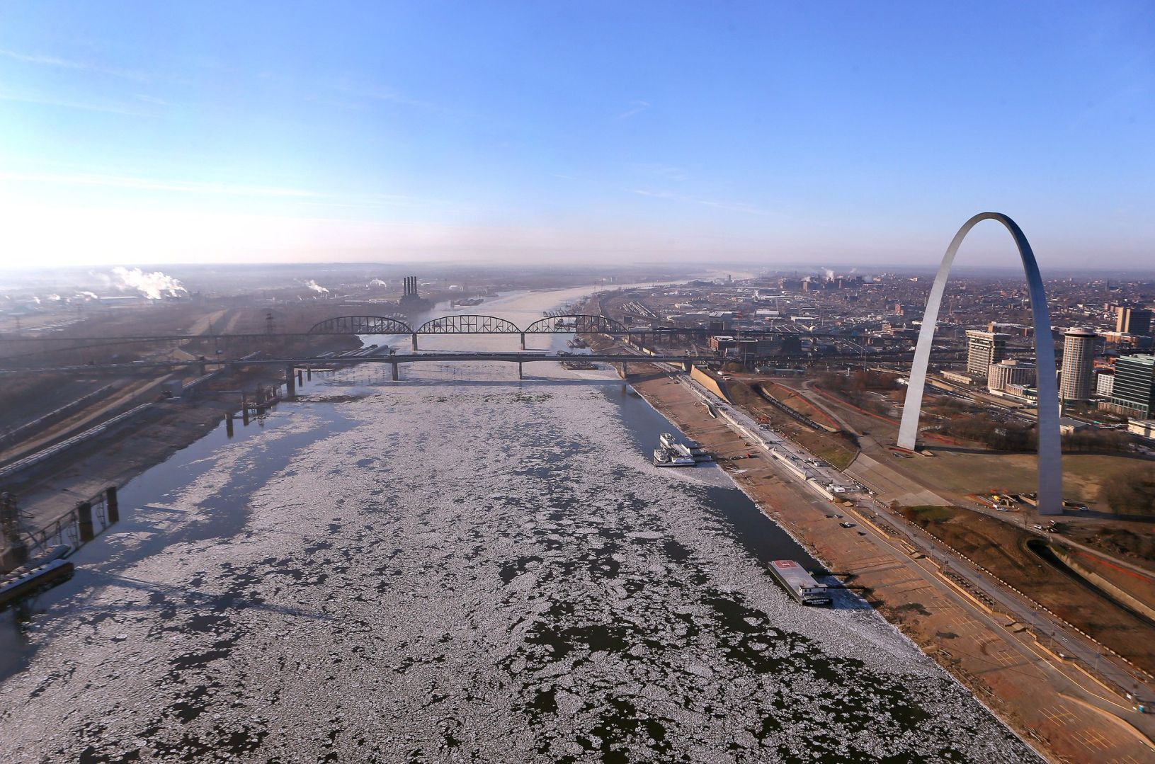 Aerial views of St. Louis